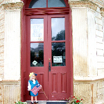 Entrance to Post Rock Scout Museum
